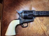 COLT SAA 2nd GEN “ CATTLE BRAND ENGRAVED “ - 2 of 14