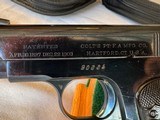 COLT 1903 NEAR MINT EARLY-BUSHING GUN - - 8 of 18
