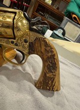 COLT SAA 4 3/4” barrel - 45 Cal. MASTER ENGRAVER D.W. HARRIS , TX. - 10 of 18