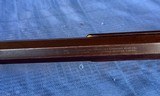 WINCHESTER LOW WALL RIFLE in RARE 22 W.R.F. W/ HEAVY BARREL - 12 of 19