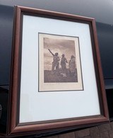 EDWARD CURTIS 1908 ORIGINAL GOLD TONE PHOTOGRAVUE - 7 of 10