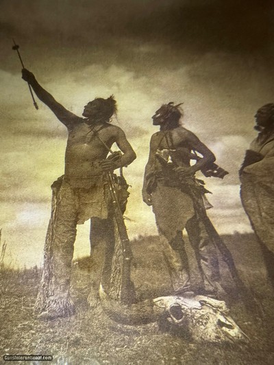 EDWARD CURTIS 1908 ORIGINAL GOLD TONE PHOTOGRAVUE - Image 10 of 10