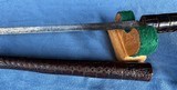 AMERICAN SWORD CANE - ALLIGATOR SKIN - w/ DECORATED SWORD BLADE - 11 of 23
