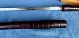 AMERICAN SWORD CANE - ALLIGATOR SKIN - w/ DECORATED SWORD BLADE - 10 of 23