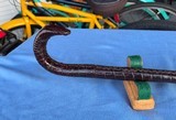 AMERICAN SWORD CANE - ALLIGATOR SKIN - w/ DECORATED SWORD BLADE - 4 of 23