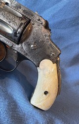 SMITH & WESSON HAMMERLESS SQEEZERc- FACTORY ENGRAVED - 4 of 17