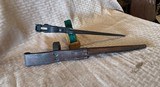 JOHNSON AUTOMATIC RIFLE Original Bayonet with Scabbard - 10 of 12