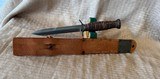 M3 BLADE MARKED IMPERIAL w/ ORIGINAL LEATHER SCABBARD - 6 of 16