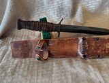M3 BLADE MARKED IMPERIAL w/ ORIGINAL LEATHER SCABBARD - 2 of 16