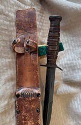 M3 BLADE MARKED IMPERIAL w/ ORIGINAL LEATHER SCABBARD - 4 of 16