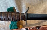 M3 BLADE MARKED IMPERIAL w/ ORIGINAL LEATHER SCABBARD - 10 of 16