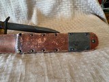 M3 BLADE MARKED IMPERIAL w/ ORIGINAL LEATHER SCABBARD - 3 of 16