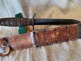 M3 BLADE MARKED IMPERIAL w/ ORIGINAL LEATHER SCABBARD - 11 of 16