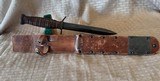 M3 BLADE MARKED IMPERIAL w/ ORIGINAL LEATHER SCABBARD