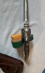 Smith & Wesson No 2 - L.D. Nimske Engraved with Original Slim Jim Holster - 10 of 25
