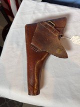 BRITISH 1916 HOLSTER with LANYARD for Model 1917 or Mk1 Webley 455 caliber - 6 of 12