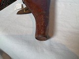 BRITISH 1916 HOLSTER with LANYARD for Model 1917 or Mk1 Webley 455 caliber - 5 of 12