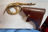 BRITISH 1916 HOLSTER with LANYARD for Model 1917 or Mk1 Webley 455 caliber