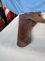 BRITISH 1916 HOLSTER with LANYARD for Model 1917 or Mk1 Webley 455 caliber - 7 of 12