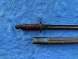 Trench Gun Bayonet dated 1907 with Original Scabbard - 6 of 11