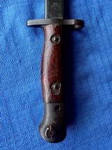 Trench Gun Bayonet dated 1907 with Original Scabbard - 10 of 11