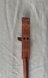 JOHNSON RIFLE BAYONET LEATHER SCABBARD - 2 of 8