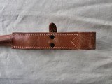 JOHNSON RIFLE BAYONET LEATHER SCABBARD - 3 of 8
