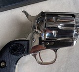 COLT SAA 2nd Gen 1958 - 4 3/4” - FaCTORY NiCKEL - BLACK BOX & PAPERWORK - 14 of 21