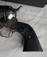 COLT SAA 2nd Gen 1958 - 4 3/4” - FaCTORY NiCKEL - BLACK BOX & PAPERWORK - 9 of 21