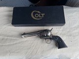 COLT SAA 2nd Gen 1958 - 4 3/4” - FaCTORY NiCKEL - BLACK BOX & PAPERWORK - 8 of 21