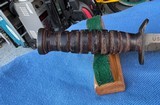 WW2 IMPERIAL M3 BLADE MARKED w/ M8 SCABBARD - 12 of 15