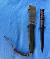 WW2 IMPERIAL M3 BLADE MARKED w/ M8 SCABBARD - 2 of 15