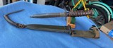 WW2 IMPERIAL M3 BLADE MARKED w/ M8 SCABBARD - 6 of 15