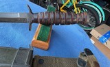 WW2 IMPERIAL M3 BLADE MARKED w/ M8 SCABBARD - 7 of 15