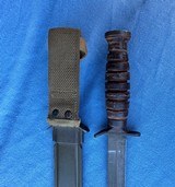 WW2 IMPERIAL M3 BLADE MARKED w/ M8 SCABBARD - 5 of 15