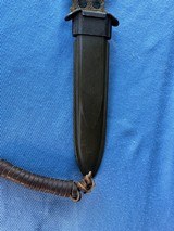 WW2 IMPERIAL M3 BLADE MARKED w/ M8 SCABBARD - 4 of 15