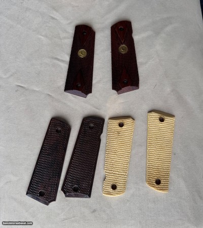 COLT 1911 GRIPS- 3 PAIRS-