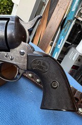 COLT SAA 4 3/4” barrel - 38 W.C.F with Fancy Rig - 10 of 22