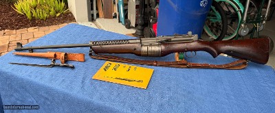 EXTREMELY RARE JOHNSON RIFLE 1of 1000 shipped to CHILEAN CONTRACT