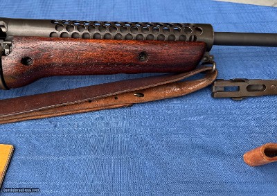 EXTREMELY RARE JOHNSON RIFLE 1of 1000 shipped to CHILEAN CONTRACT - Image 5 of 15
