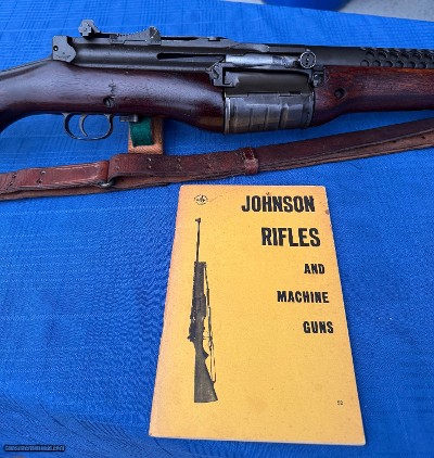 EXTREMELY RARE JOHNSON RIFLE w/ 24” BARREL- WW2 RIFLE U.S.M.C. ISSUED RANGE