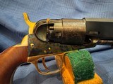 COLT 1860’s POCKET NAVY - ITALY - w/ SOAP STONE CARVED CASE - 8 of 19
