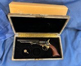COLT 1860’s POCKET NAVY - ITALY - w/ SOAP STONE CARVED CASE - 14 of 19