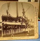 Custer - Teddy Roosevelt Rough Riders - Civil War Scuba Divers Stereo View Photos Original - 16 of 17