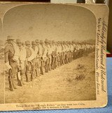 Custer - Teddy Roosevelt Rough Riders - Civil War Scuba Divers Stereo View Photos Original