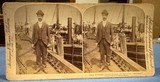 Custer - Teddy Roosevelt Rough Riders - Civil War Scuba Divers Stereo View Photos Original - 7 of 17
