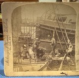 Custer - Teddy Roosevelt Rough Riders - Civil War Scuba Divers Stereo View Photos Original - 15 of 17