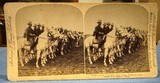 Custer - Teddy Roosevelt Rough Riders - Civil War Scuba Divers Stereo View Photos Original - 11 of 17