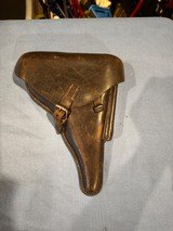 LUGER HOLSTER and BELT W/ HOLSTER DATED 1938 - VINTAGE - 6 of 19