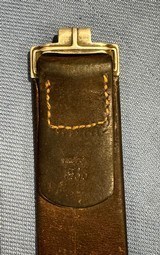 LUGER HOLSTER and BELT W/ HOLSTER DATED 1938 - VINTAGE - 19 of 19